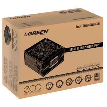 منبع تغذیه گرین POWER GREEN GP350A-ECO