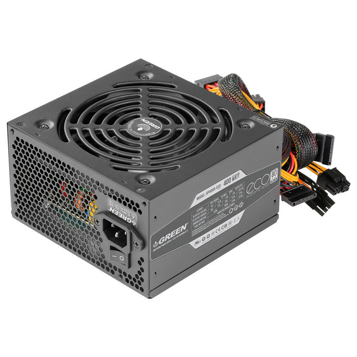 منبع تغذیه گرین POWER GREEN GP400A-ECO