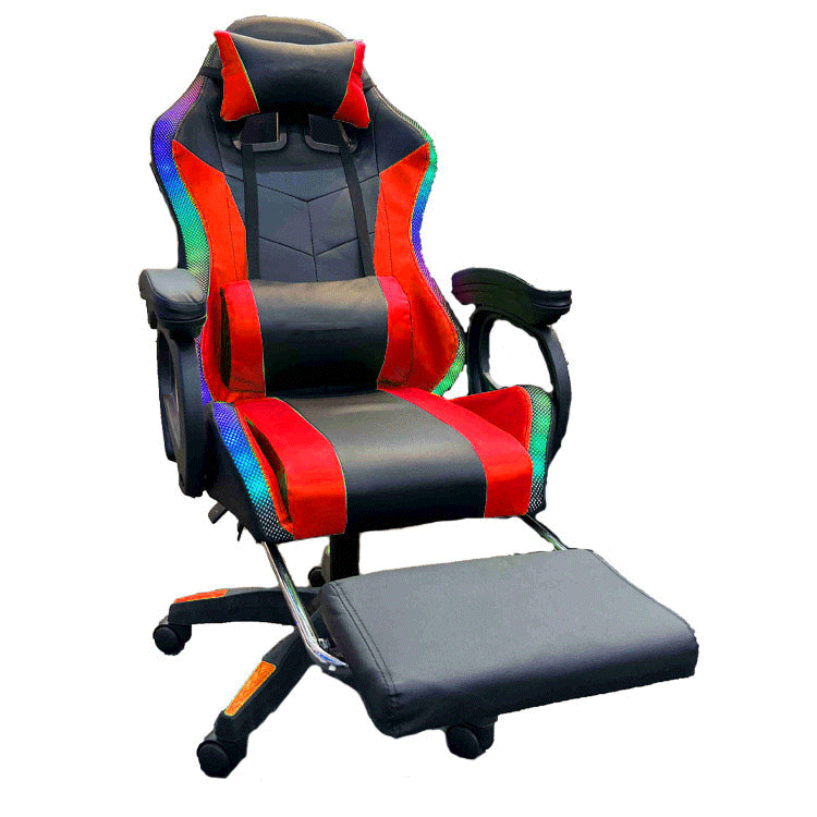 صندلی گیمینگ RGB و اسپیکردار با ماساژور برقی JIQIAD