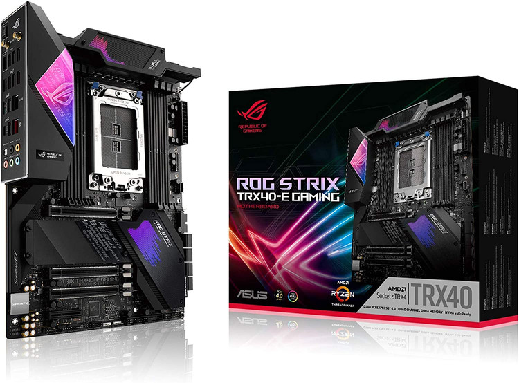 باندل مادربرد ایسوس مدل ROG Strix TRX40-E Gaming و پردازنده ای ام دی مدل Ryzen Threadripper 3970X کارکرده