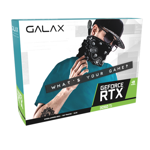 کارت گرافیک RTX 3060ti 8gb Galax (کاکرده در حد نو)