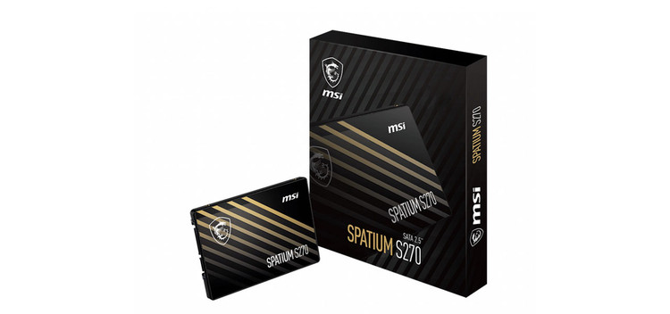 حافظه SSD ام اس آی مدل MSI SPATIUM S270 960GB