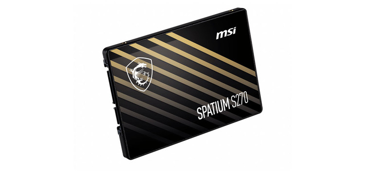 حافظه SSD ام اس آی مدل MSI SPATIUM S270 960GB