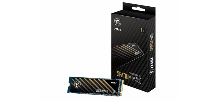 حافظه اس اس دی MSI SPATIUM M450 500GB